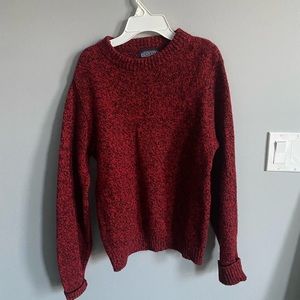 Lands end red sweater